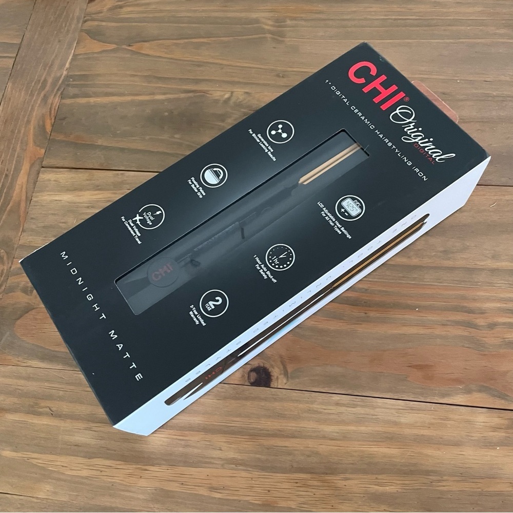 CHI Original Tourmaline Ceramic Flat Iron 1" with Digital Display $109